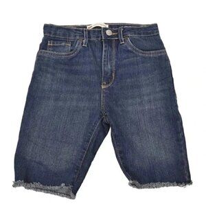 Levi's High Rise Bike Jean Short Dark Wash Girls Size 10